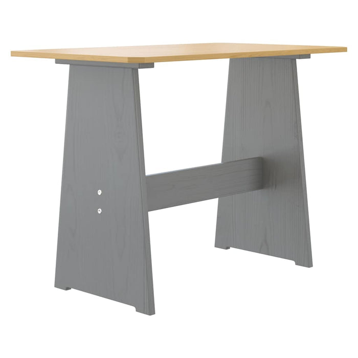 Set mobilier bucătărie „REINE”, 3piese, maro miere&gri lemn pin WALTI
