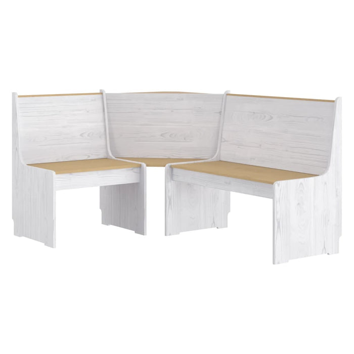 Set mobilier bucătărie „REINE”, 3piese, maro miere&alb lemn pin - WALTI WALTI