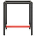 Cadru banc de lucru, negru mat/roșu mat, 70x50x79 cm, metal - WALTI WALTI