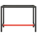 Cadru banc de lucru, negru mat/roșu mat, 110x50x79 cm, metal - WALTI WALTI