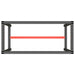 Cadru banc de lucru, negru mat/roșu mat, 110x50x79 cm, metal - WALTI WALTI