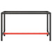 Cadru banc de lucru, negru mat/roșu mat, 140x50x79 cm, metal - WALTI WALTI