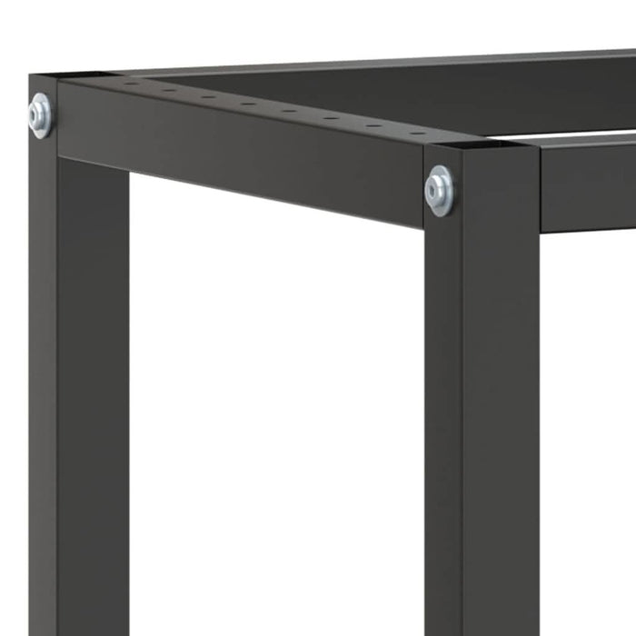 Cadru banc de lucru, negru mat/roșu mat, 140x50x79 cm, metal - WALTI WALTI