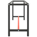 Cadru banc de lucru, negru mat/roșu mat, 170x50x79 cm, metal - WALTI WALTI