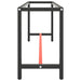 Cadru banc de lucru, negru mat/roșu mat, 190x50x79 cm, metal - WALTI WALTI