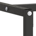 Cadru banc de lucru, negru mat/roșu mat, 180x57x79 cm, metal - WALTI WALTI