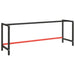 Cadru banc de lucru, negru mat/roșu mat, 220x57x79 cm, metal - WALTI WALTI