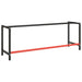 Cadru banc de lucru, negru mat/roșu mat, 220x57x79 cm, metal - WALTI WALTI