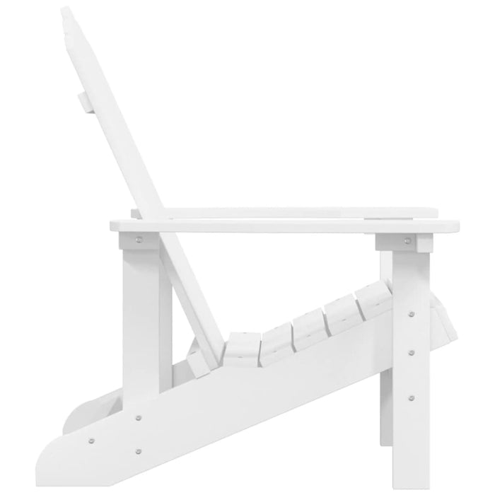 Scaun de grădină Adirondack, alb, HDPE - WALTI WALTI