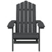 Scaun de grădină Adirondack, antracit, HDPE - WALTI WALTI