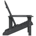 Scaun de grădină Adirondack, antracit, HDPE - WALTI WALTI