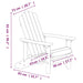Scaun de grădină Adirondack, antracit, HDPE - WALTI WALTI