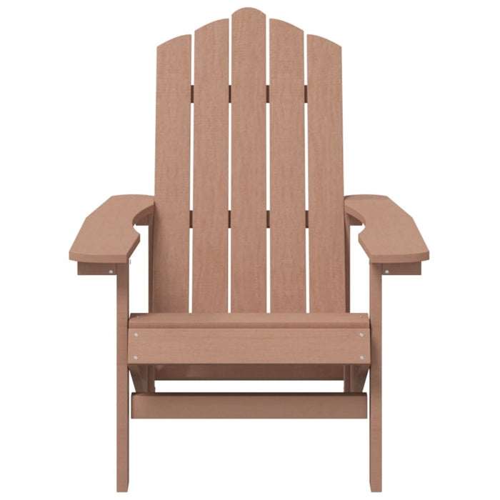 Scaun de grădină Adirondack, maro, HDPE - WALTI WALTI