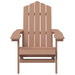 Scaun de grădină Adirondack, maro, HDPE - WALTI WALTI