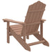 Scaun de grădină Adirondack, maro, HDPE - WALTI WALTI