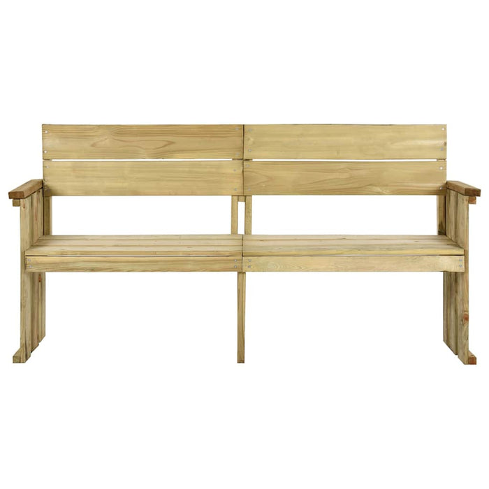 Bancă de grădină, 172 cm, lemn de pin tratat WALTI