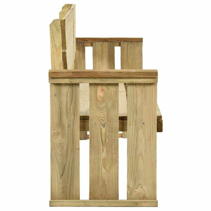 Bancă de grădină, 172 cm, lemn de pin tratat WALTI