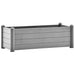 Strat înălțat de grădină, gri piatră, 100x43x35 cm, PP - WALTI WALTI