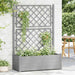 Jardinieră de grădină cu spalier, gri piatră, 100x43x142, PP - WALTI WALTI