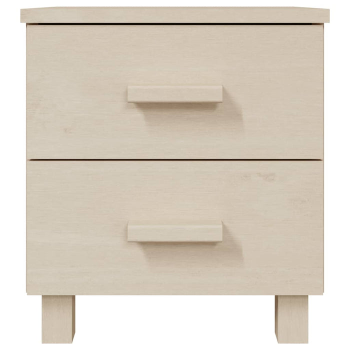 Noptiere HAMAR 2 buc, maro miere, 40x35x44,5 cm, lemn masiv pin - WALTI WALTI