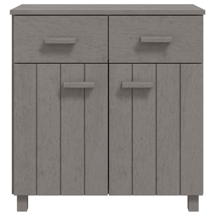 Servantă „HAMAR”, gri deschis, 79x40x80 cm, lemn masiv pin - WALTI WALTI