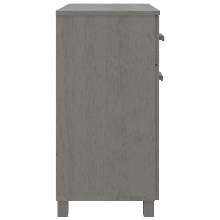 Servantă „HAMAR”, gri deschis, 79x40x80 cm, lemn masiv pin - WALTI WALTI