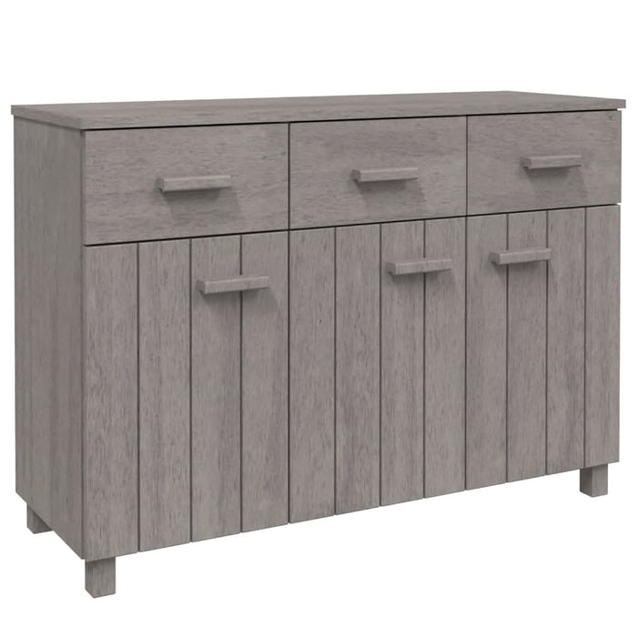 Servantă „HAMAR”, gri deschis, 113x40x80 cm, lemn masiv pin - WALTI WALTI
