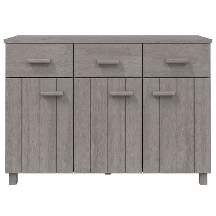 Servantă „HAMAR”, gri deschis, 113x40x80 cm, lemn masiv pin - WALTI WALTI
