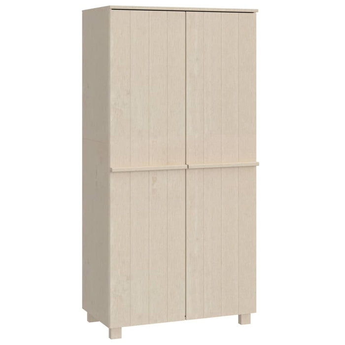 Dulap haine „HAMAR” maro miere 89x50x180 cm, lemn masiv de pin - WALTI WALTI