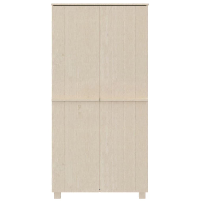 Dulap haine „HAMAR” maro miere 89x50x180 cm, lemn masiv de pin - WALTI WALTI