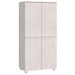 Dulap haine „HAMAR”, alb, 89x50x180 cm, lemn masiv de pin - WALTI WALTI