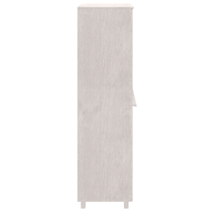 Dulap haine „HAMAR”, alb, 89x50x180 cm, lemn masiv de pin - WALTI WALTI