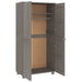 Dulap haine „HAMAR” gri deschis 89x50x180 cm, lemn masiv de pin - WALTI WALTI