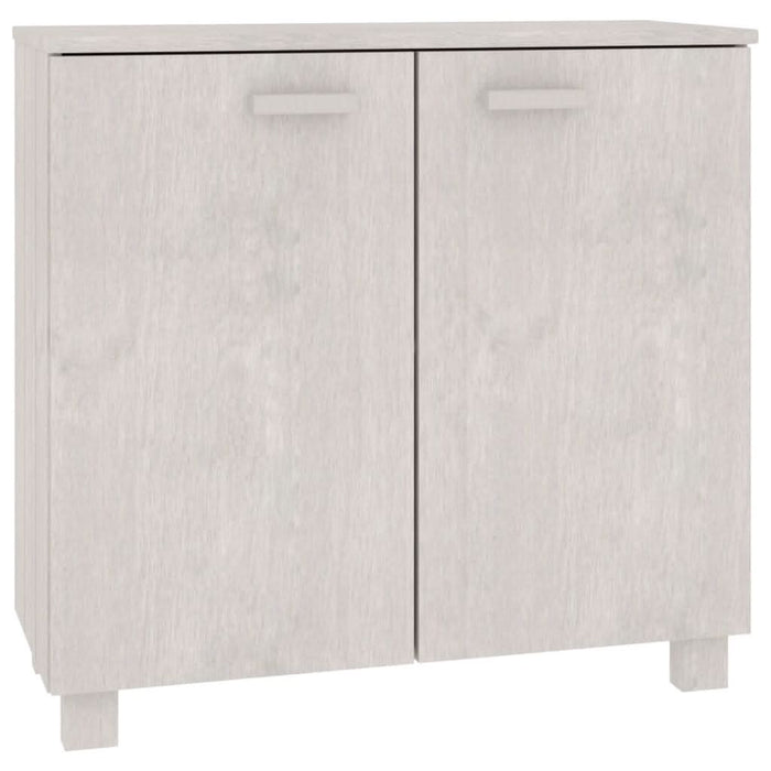 Dulap „HAMAR”, alb, 85x35x80 cm, lemn masiv de pin - WALTI WALTI