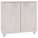 Dulap „HAMAR”, alb, 85x35x80 cm, lemn masiv de pin - WALTI WALTI