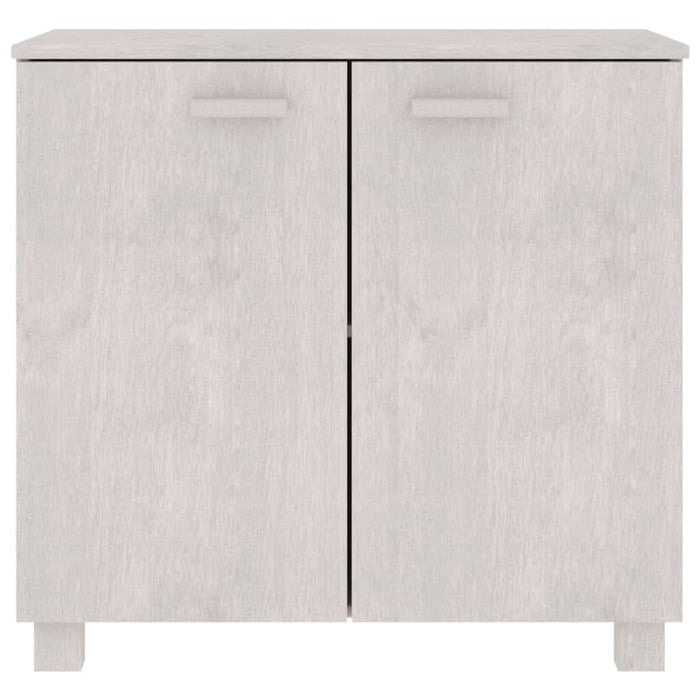 Dulap „HAMAR”, alb, 85x35x80 cm, lemn masiv de pin - WALTI WALTI