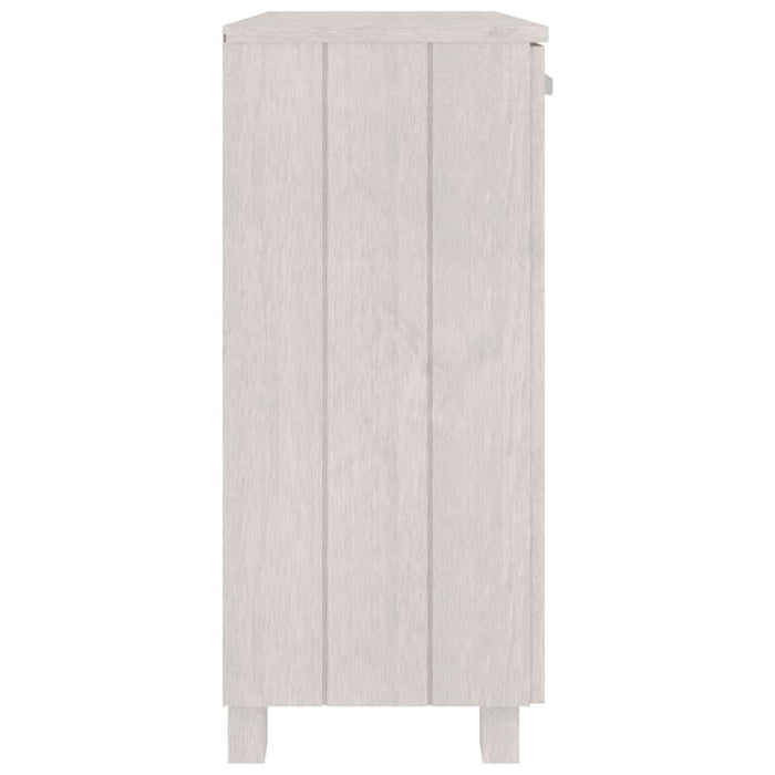Dulap „HAMAR”, alb, 85x35x80 cm, lemn masiv de pin - WALTI WALTI