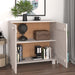 Dulap „HAMAR”, alb, 85x35x80 cm, lemn masiv de pin - WALTI WALTI