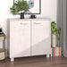 Dulap „HAMAR”, alb, 85x35x80 cm, lemn masiv de pin - WALTI WALTI