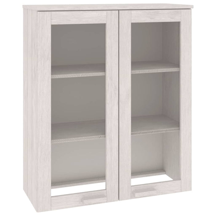 Raft superior comodă „HAMAR” alb, 85x35x100 cm, lemn masiv pin WALTI