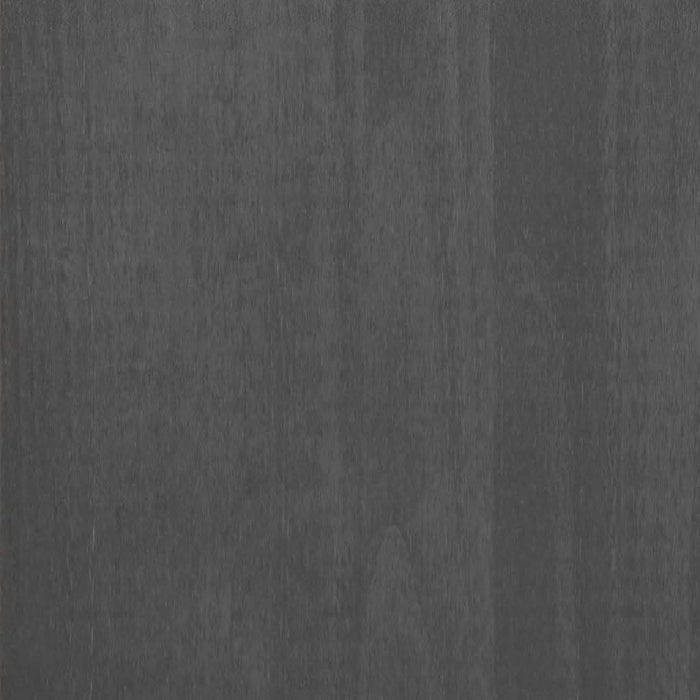 Dulap CD-uri „HAMAR”, gri închis 85x40x108 cm, lemn masiv pin - WALTI WALTI