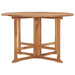 Set de mobilier de exterior pliabil, 5 piese, lemn masiv de tec - WALTI WALTI
