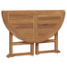 Set de mobilier de exterior pliabil, 5 piese, lemn masiv de tec - WALTI WALTI