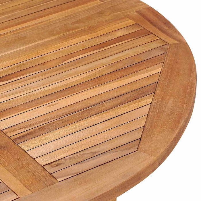 Set de mobilier de exterior pliabil, 5 piese, lemn masiv de tec - WALTI WALTI