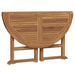 Set de mobilier de exterior pliabil, 5 piese, lemn masiv de tec - WALTI WALTI