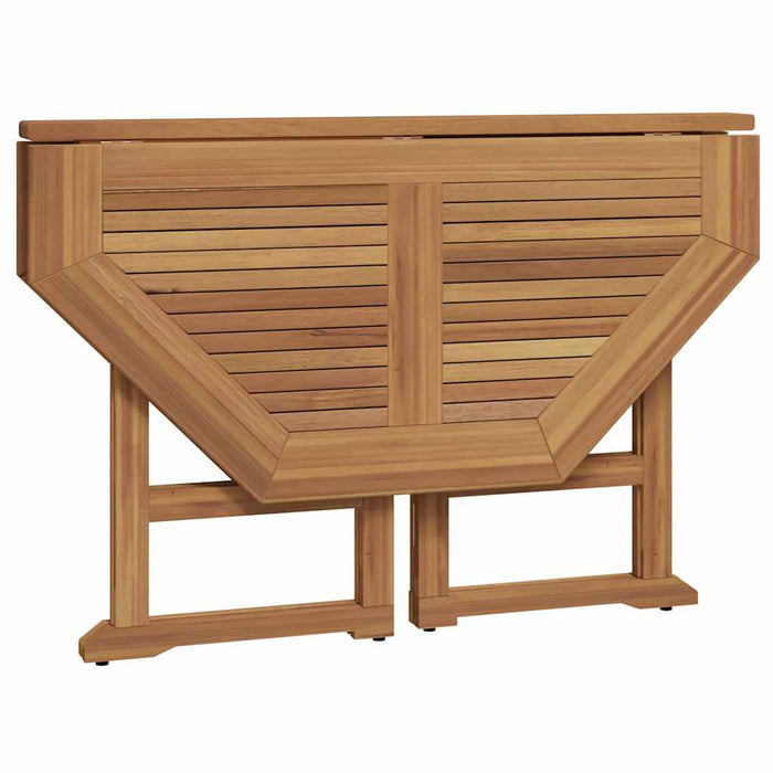 Set mobilier de exterior pliabil, 5 piese, lemn masiv de tec - WALTI WALTI