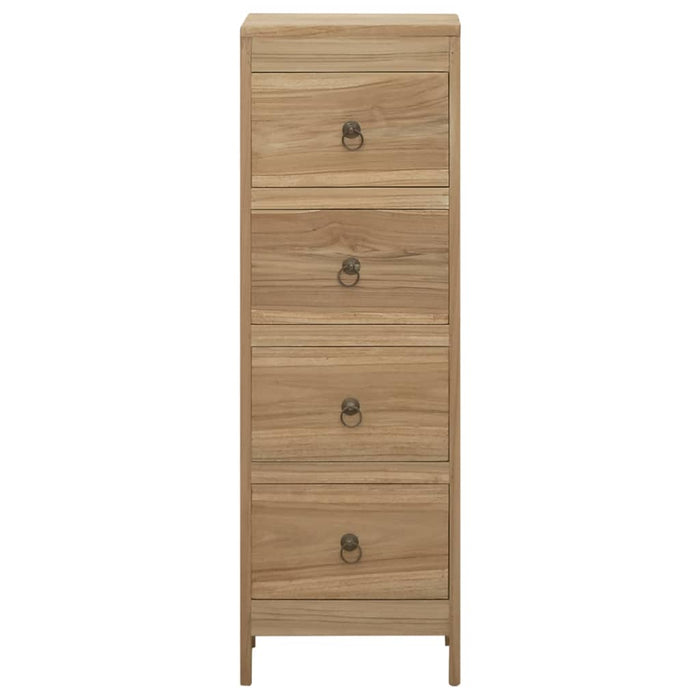 Comodă cu sertare, 30x30x90 cm, lemn masiv tec - WALTI WALTI