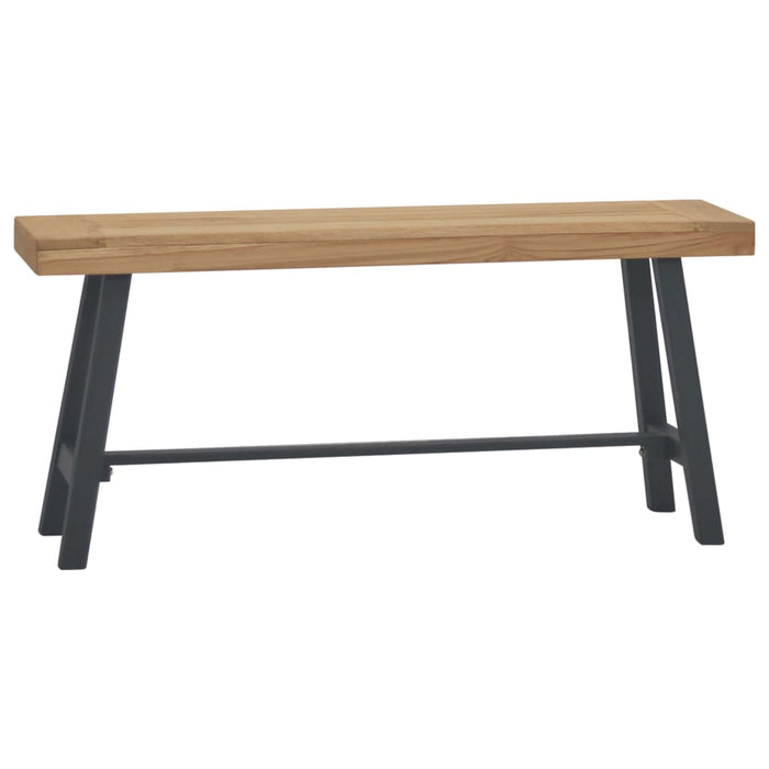 Bancă, 110 cm, lemn masiv de tec WALTI