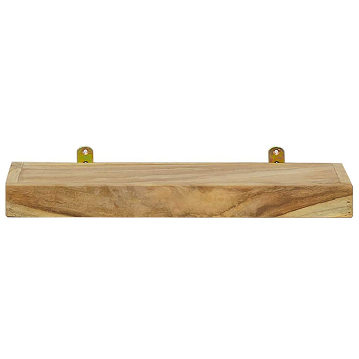 Rafturi de perete, 2 buc., 40x15x4 cm, lemn masiv de tec WALTI