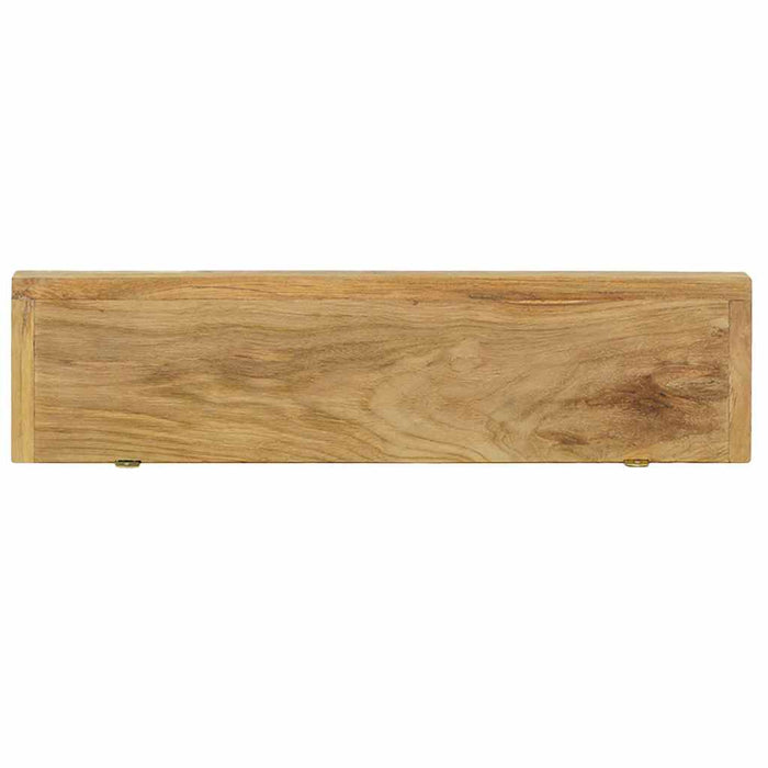 Rafturi de perete, 2 buc., 60x15x4 cm, lemn masiv de tec WALTI